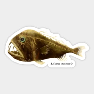 Fangtooth Fish Sticker